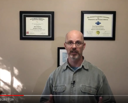 acupuncture for back pain video